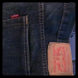 Levi’s 514, blue denim 35 by 30